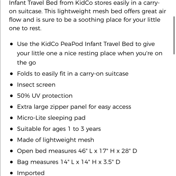 Kid co pop up tent for babies and toddlers - Picture 3 of 3